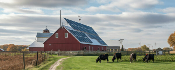 hangar photovoltaïque agricole